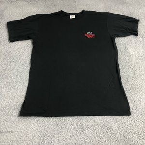 Vintage Deadstock  Logo Tennessee River XL lSingle Stitch T-Shirtt Black